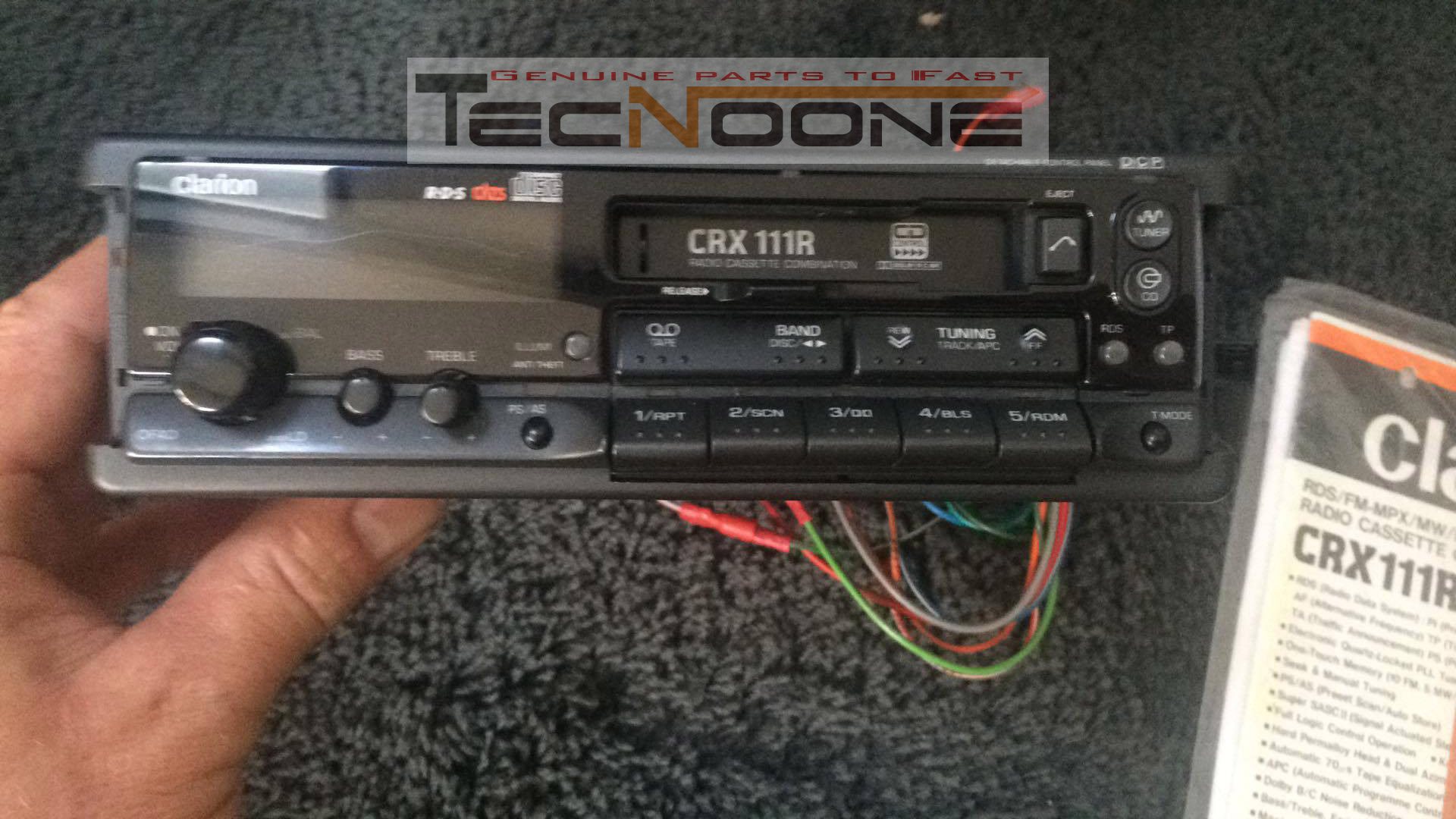 Autoradio ORIGINALE usata clarion CRX 111